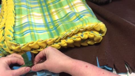 how to make a braided blanket